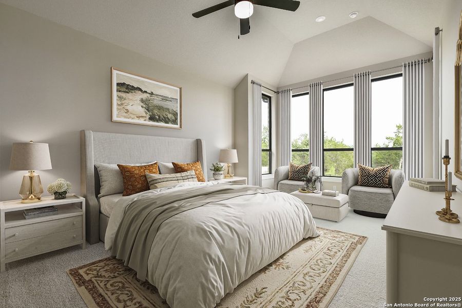 Furnished interior view inside a new home in La Cima: 70ft. lots, San Marcos (Image 7). Furnished interior view inside a new home in La Cima: 70ft. lots, San Marcos (Image 7).