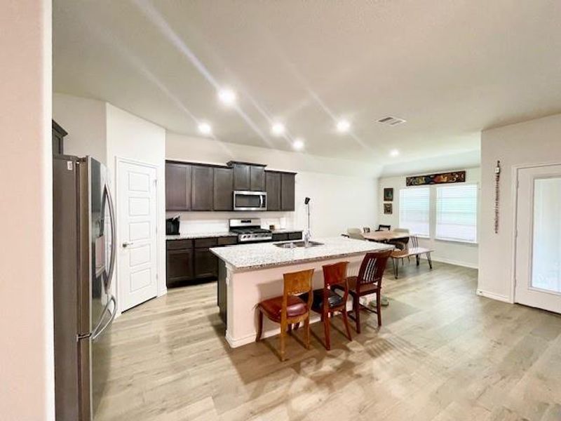 Furnished interior view inside a new home in , Fate (Image 5).