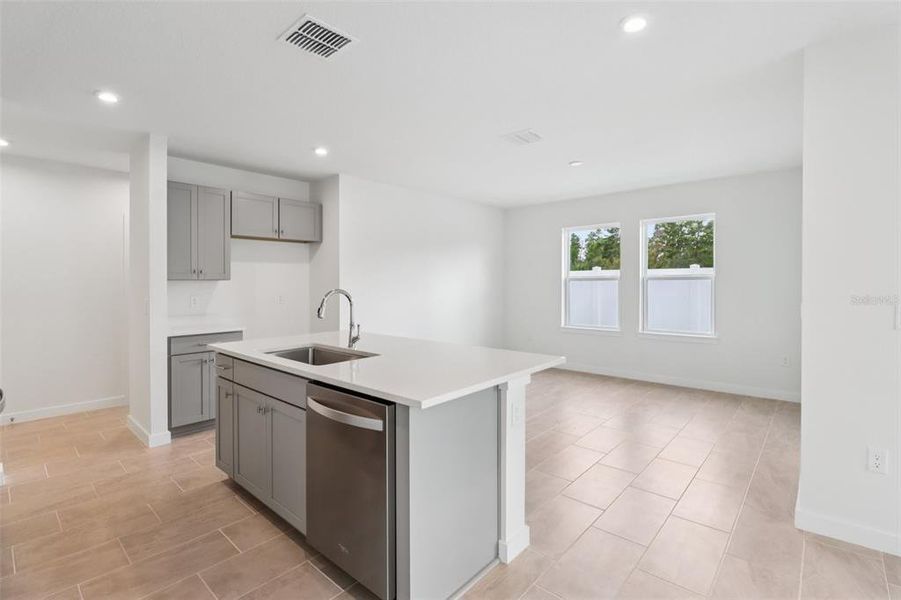 Furnished interior view inside a new home in Cyrene at Harmony, St. Cloud (Image 5).