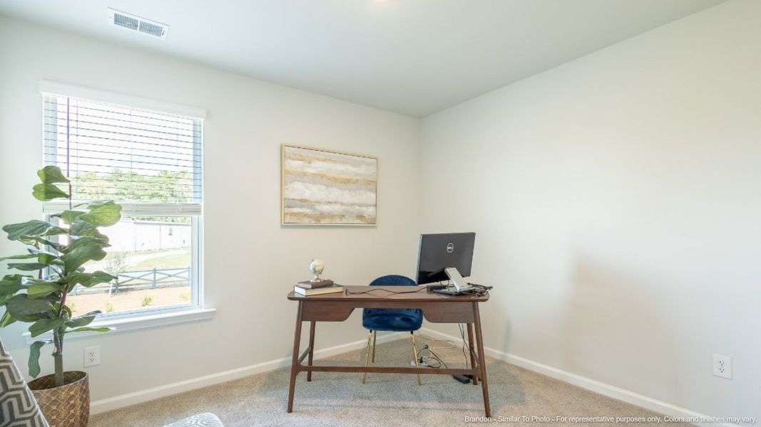 Furnished interior view inside a new home in Carolina Groves, Moncks Corner (Image 29). Furnished interior view inside a new home in Carolina Groves, Moncks Corner (Image 29).