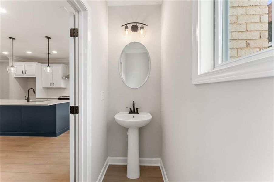 Furnished interior view inside a new home in Townes at South Main, Kennesaw (Image 13).