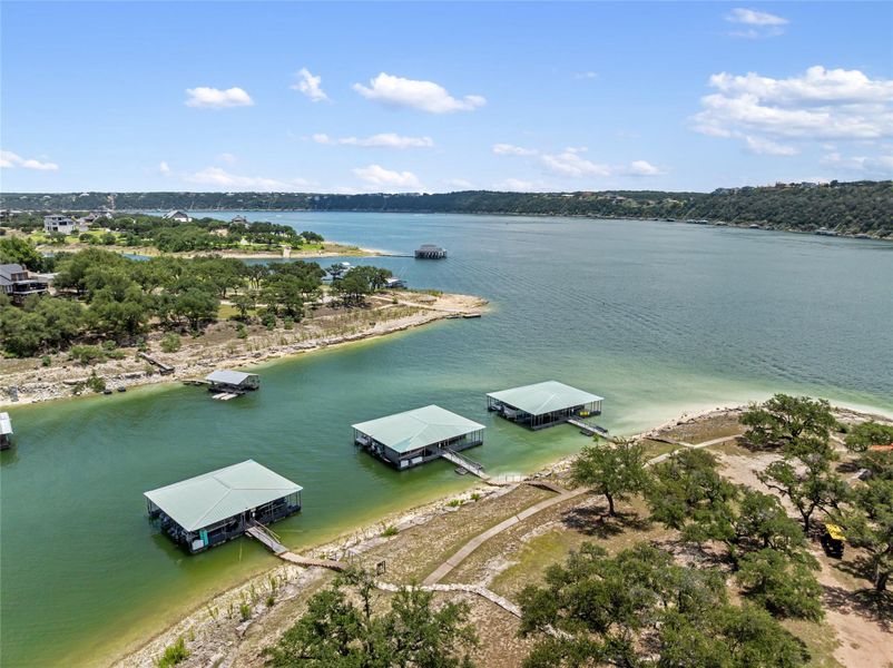 Discover picturesque lakefront living with exclusive boat slips along the serene waters. Discover picturesque lakefront living with exclusive boat slips along the serene waters.