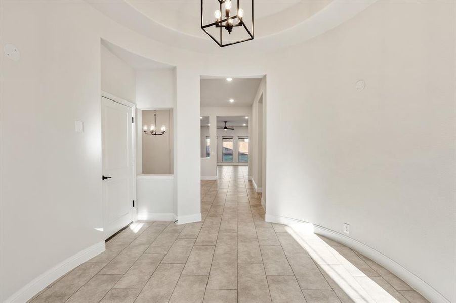 Spacious, unfurnished interior of a new home in Star Ranch Classic 50, Godley (Image 28). Spacious, unfurnished interior of a new home in Star Ranch Classic 50, Godley (Image 28).