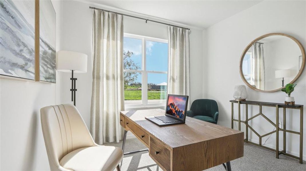 Furnished interior view inside a new home in Rye Crossing, Parrish (Image 11).