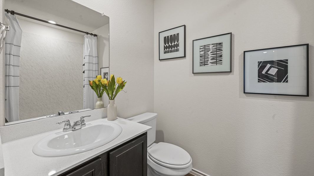 Furnished interior view inside a new home in Wildcat Ranch, Crandall (Image 11).