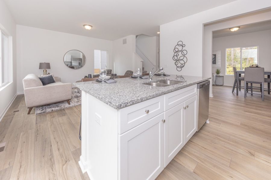 Representative furnished interior of a home built from the The Hartwell by Norfolk Homes in Individual Homes - Jackson County, Jackson (Image 17).