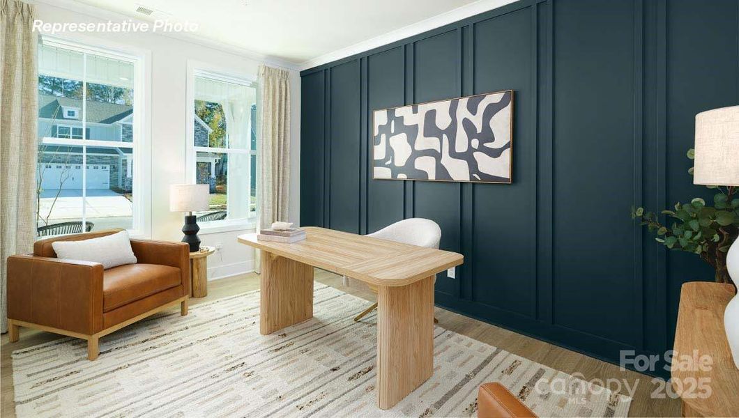 Furnished interior view inside a new home in Westport, York (Image 37).