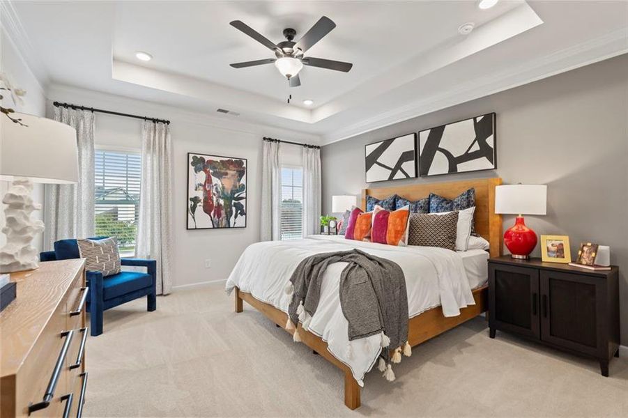 Furnished interior view inside a new home in Franklin Manor, Lawrenceville (Image 7).