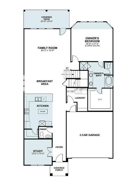 2D floor plan layout of this home in Edgewood, Leander, TX (Image 5). 2D floor plan layout of this home in Edgewood, Leander, TX (Image 5).