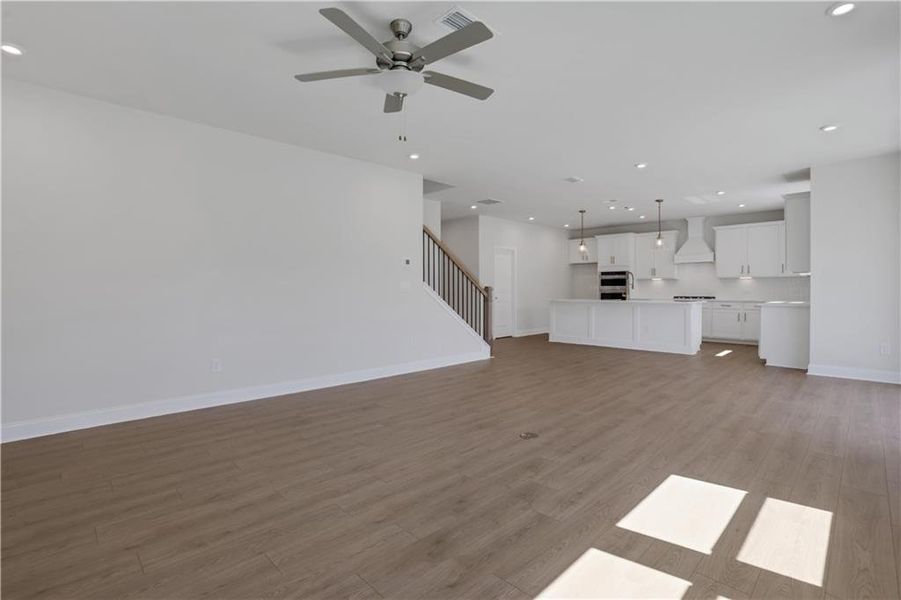 Spacious, unfurnished interior of a new home in The Paddocks at Doc Hughes, Buford (Image 21).