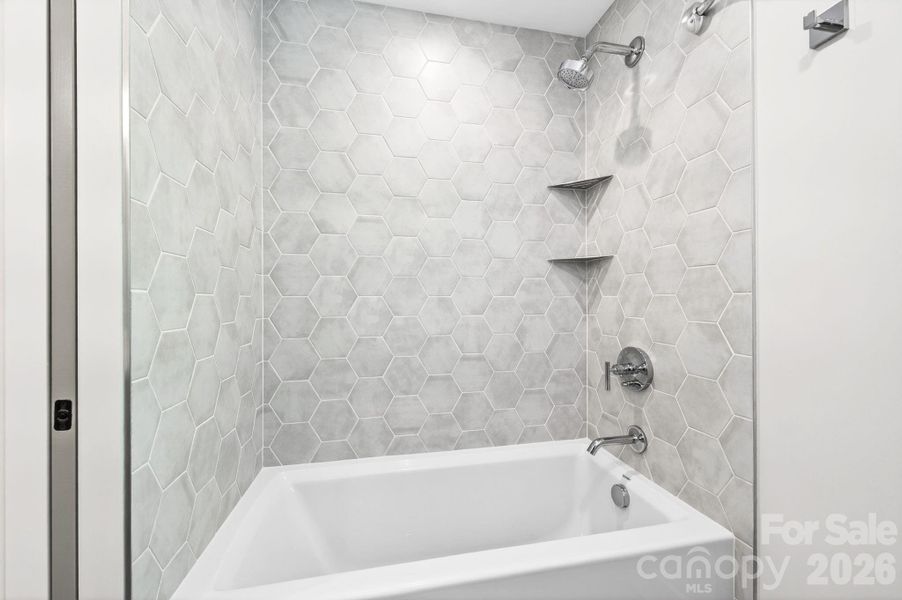 Tiled Shower + Tub