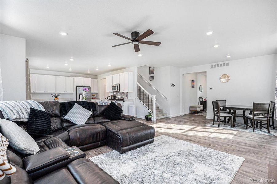 Furnished interior view inside a new home in Willow Bend, Thornton (Image 13). Furnished interior view inside a new home in Willow Bend, Thornton (Image 13).