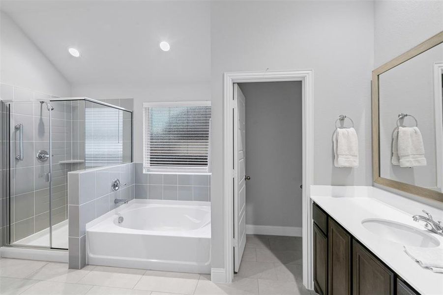 Furnished interior view inside a new home in , Godley (Image 17).