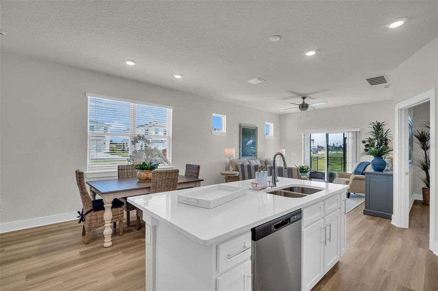 Furnished interior view inside a new home in , Hudson (Image 16).