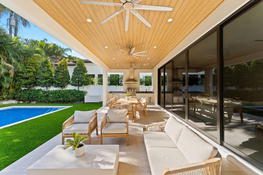 covered patio and summer kitchen covered patio and summer kitchen