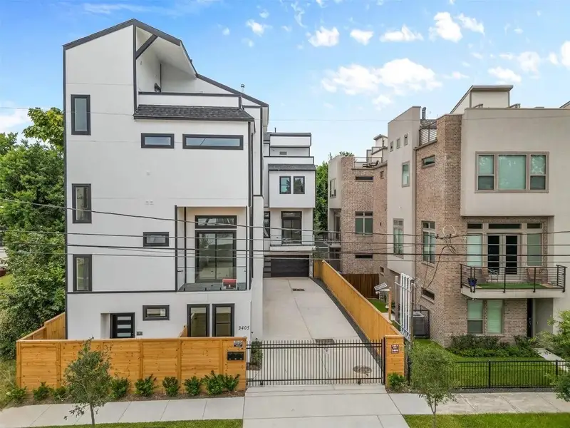 Exterior details and patio area of a home in , Houston (Image 12).