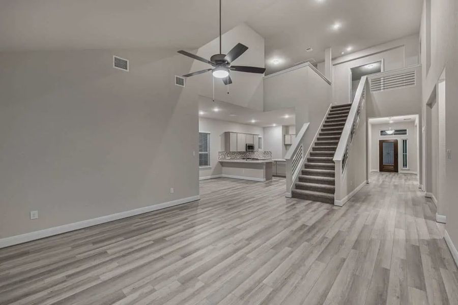 Representative unfurnished interior of a home built from the Shenandoah by Chesmar Homes in Jubilee 50's, Hockley (Image 7).