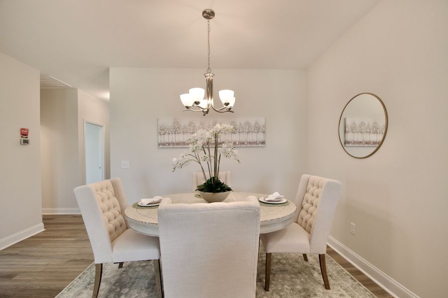 Furnished interior view inside a new home in Bristol Bay, Lake Waccamaw (Image 7). Furnished interior view inside a new home in Bristol Bay, Lake Waccamaw (Image 7).