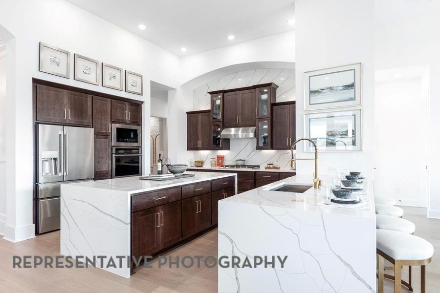 Furnished interior view inside a new home in Grange, Katy (Image 6).