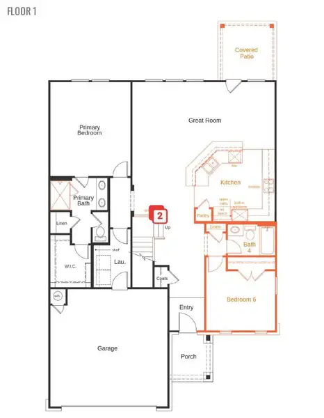 2D floor plan layout of this home in River Bluff, Leander, TX (Image 4). 2D floor plan layout of this home in River Bluff, Leander, TX (Image 4).