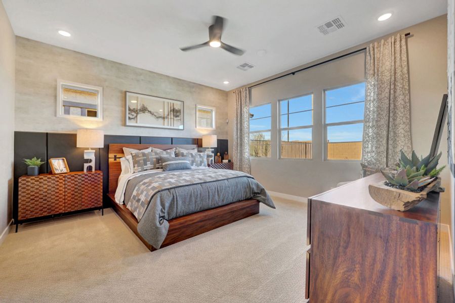 Representative furnished interior of a home built from the Lilac by Mattamy Homes in White Tank Vistas, Waddell (Image 29).
