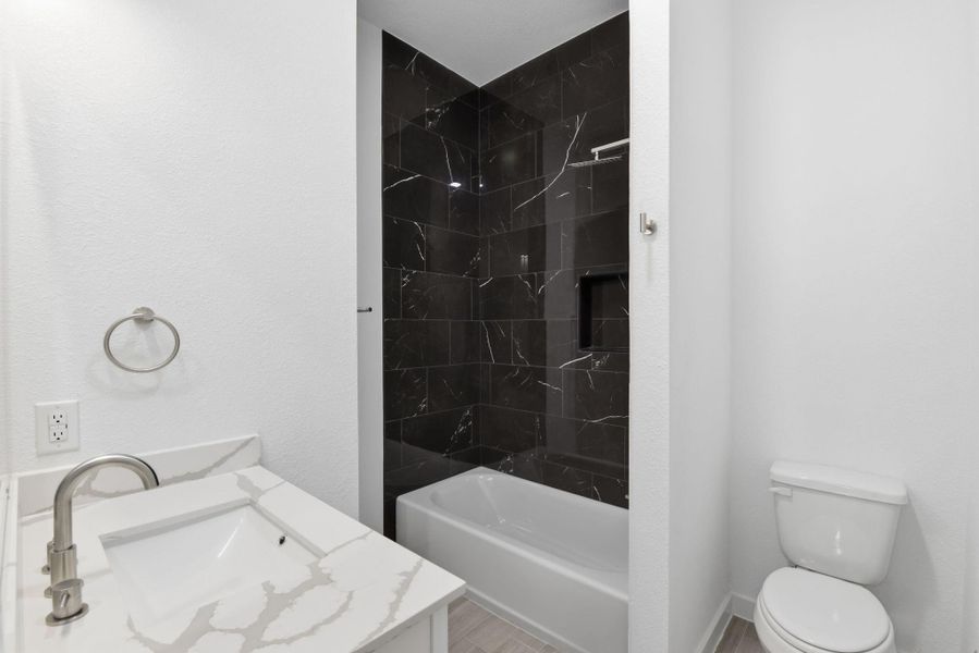 Furnished interior view inside a new home in , Spring (Image 11).