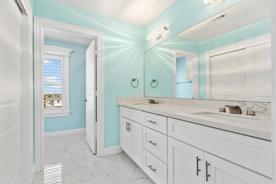 Furnished interior view inside a new home in , Galveston (Image 11).