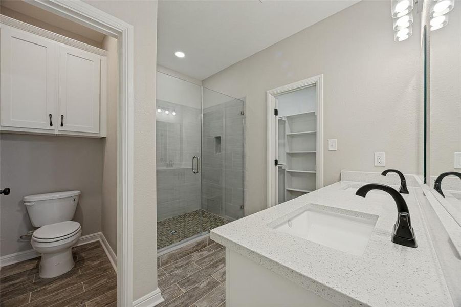 Furnished interior view inside a new home in , Savoy (Image 8).