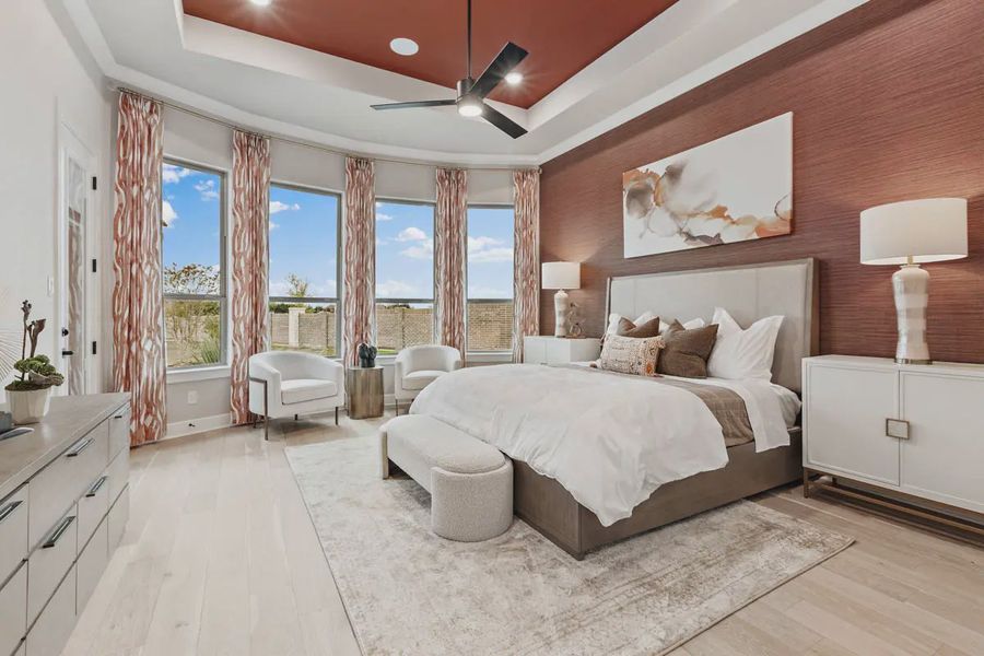 Furnished interior view inside a new home in Lakeway Estates, Waxahachie (Image 12).