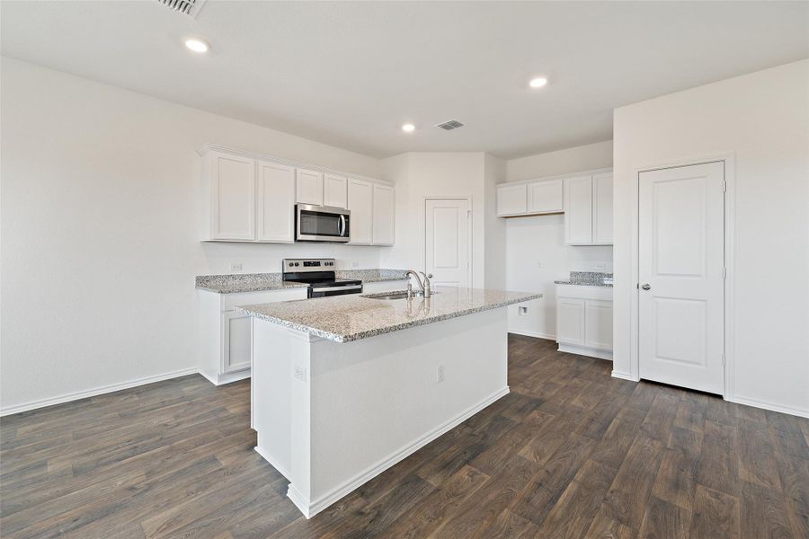 Furnished interior view inside a new home in Palomino, Manor (Image 6).