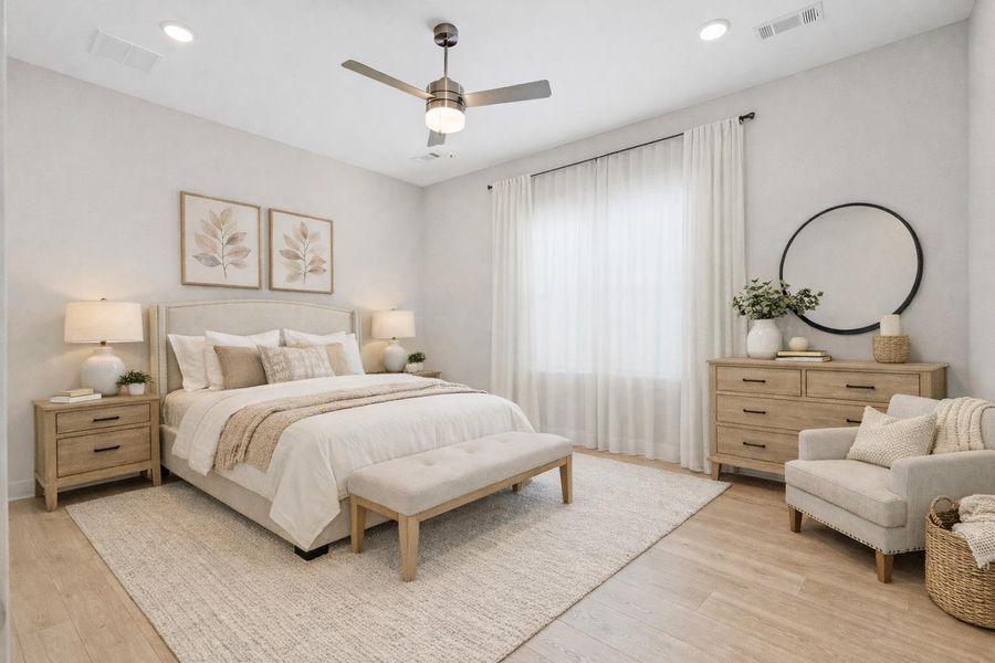 Furnished interior view inside a new home in Twin Oaks, Oakland (Image 11).