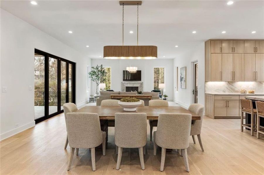 Furnished interior view inside a new home in , Sandy Springs (Image 10). Furnished interior view inside a new home in , Sandy Springs (Image 10).
