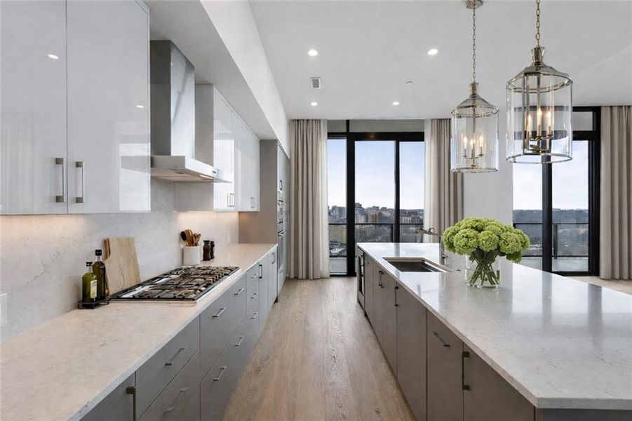 Furnished interior view inside a new home in The Dillon Buckhead, Atlanta (Image 14).