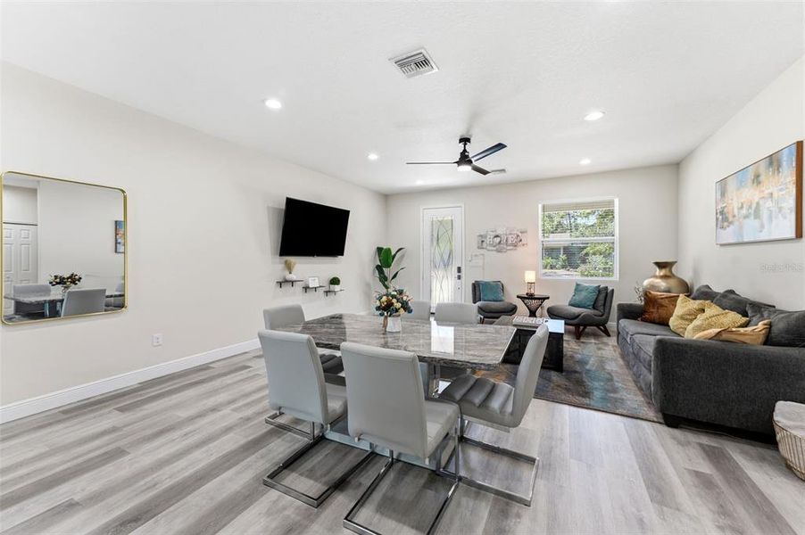 Furnished interior view inside a new home in , Tampa (Image 10). Furnished interior view inside a new home in , Tampa (Image 10).
