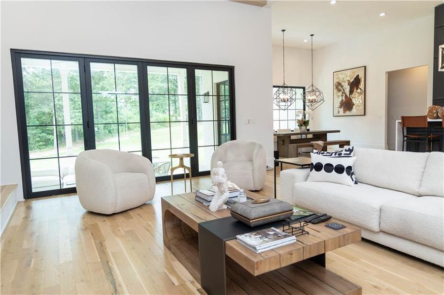 Furnished interior view inside a new home in , Stockbridge (Image 8).