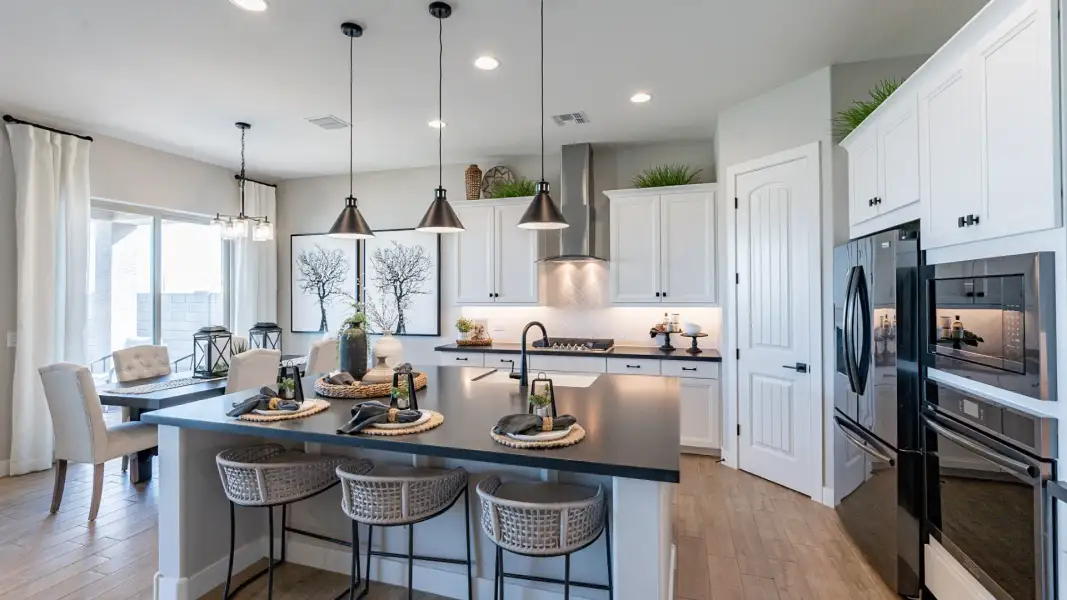 Furnished interior view inside a new home in Hacienda at Estrella, Goodyear (Image 9).