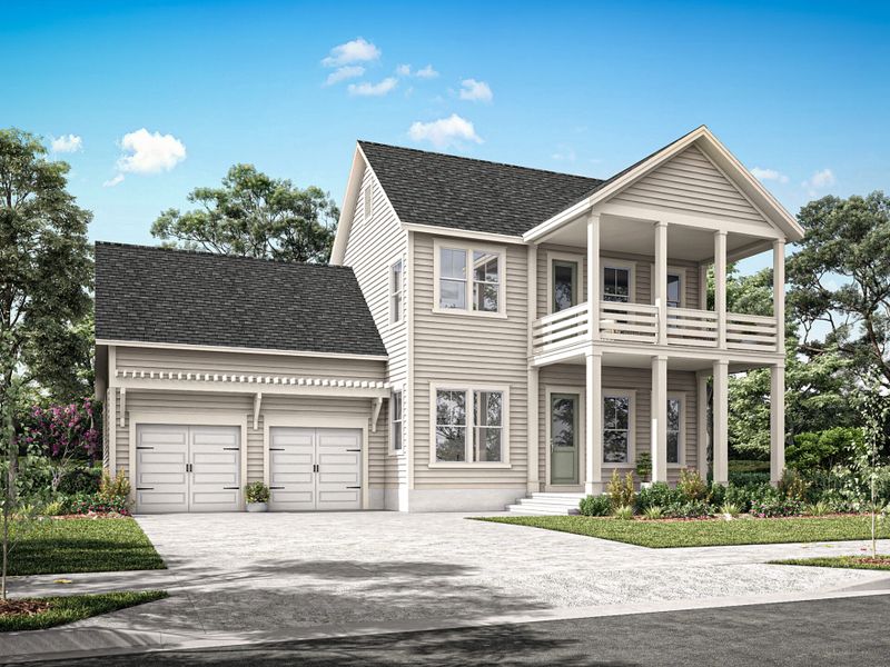 Representative exterior photo of a completed home built from the Ashley by Saussy Burbank in Nexton - Midtown, Summerville, SC (Image 1). Representative exterior photo of a completed home built from the Ashley by Saussy Burbank in Nexton - Midtown, Summerville, SC (Image 1).