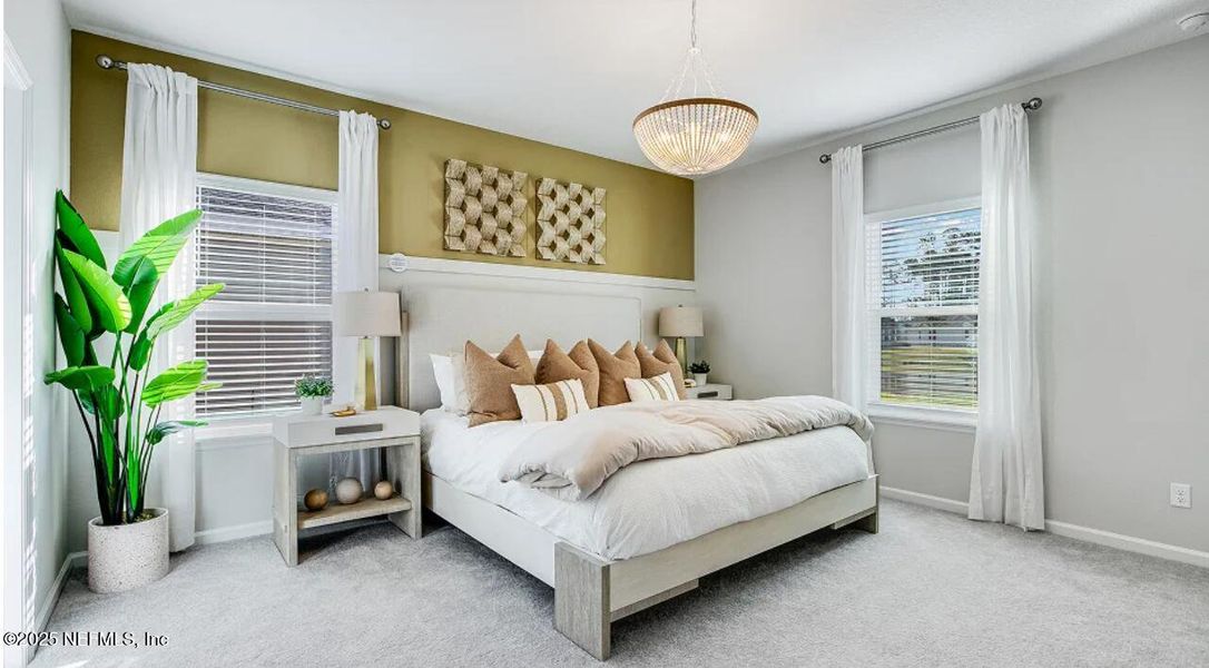 Furnished interior view inside a new home in Saddle Oaks: Saddle Oaks 50s, Jacksonville (Image 3).