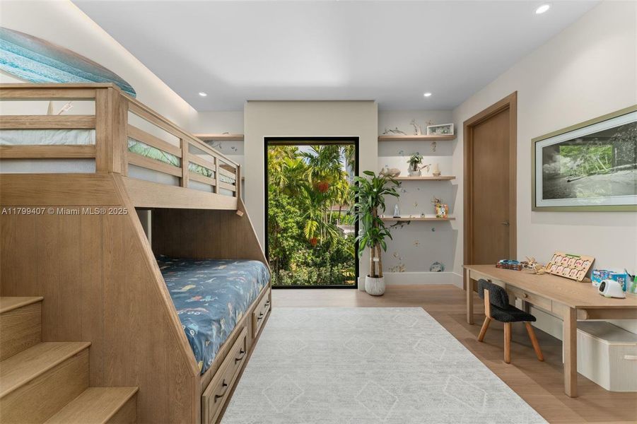 Furnished interior view inside a new home in , Miami (Image 30).