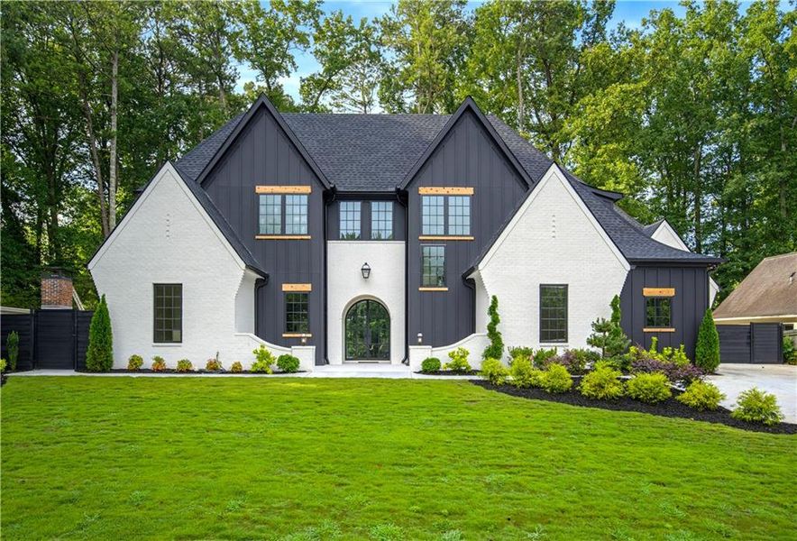 Front exterior of a new home in , Atlanta, GA, highlighting curb appeal (Image 29).
