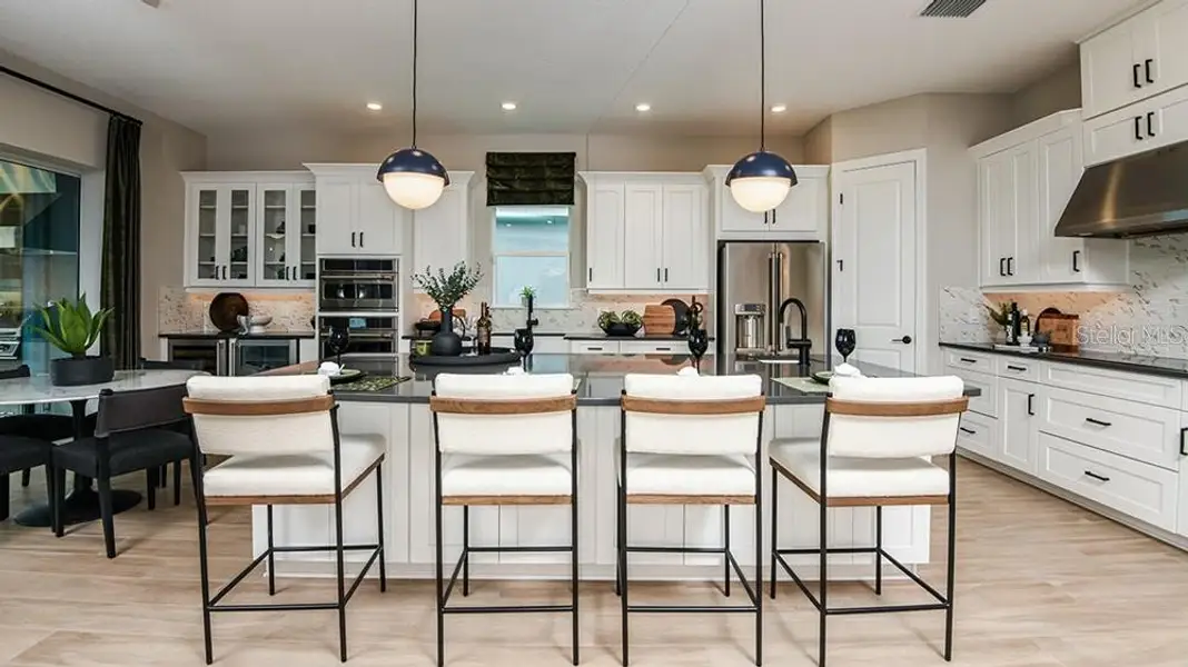 Furnished interior view inside a new home in Esplanade at Westview, Kissimmee (Image 23). Furnished interior view inside a new home in Esplanade at Westview, Kissimmee (Image 23).