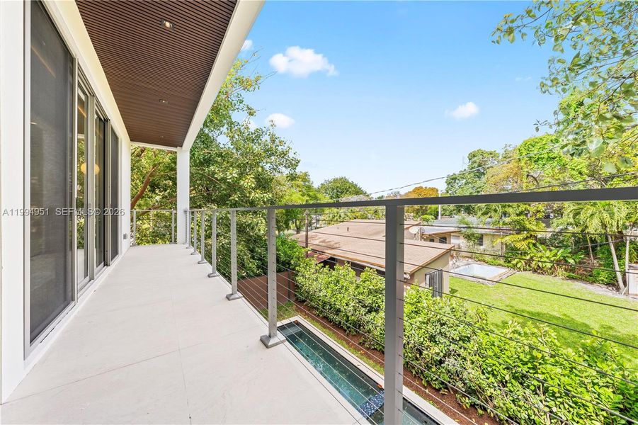 Exterior details and patio area of a home in , Miami (Image 32).