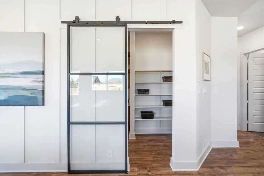 Furnished interior view inside a new home in Prominence, San Antonio (Image 45).