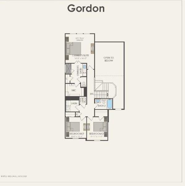 Pulte Homes, Gordon floor plan