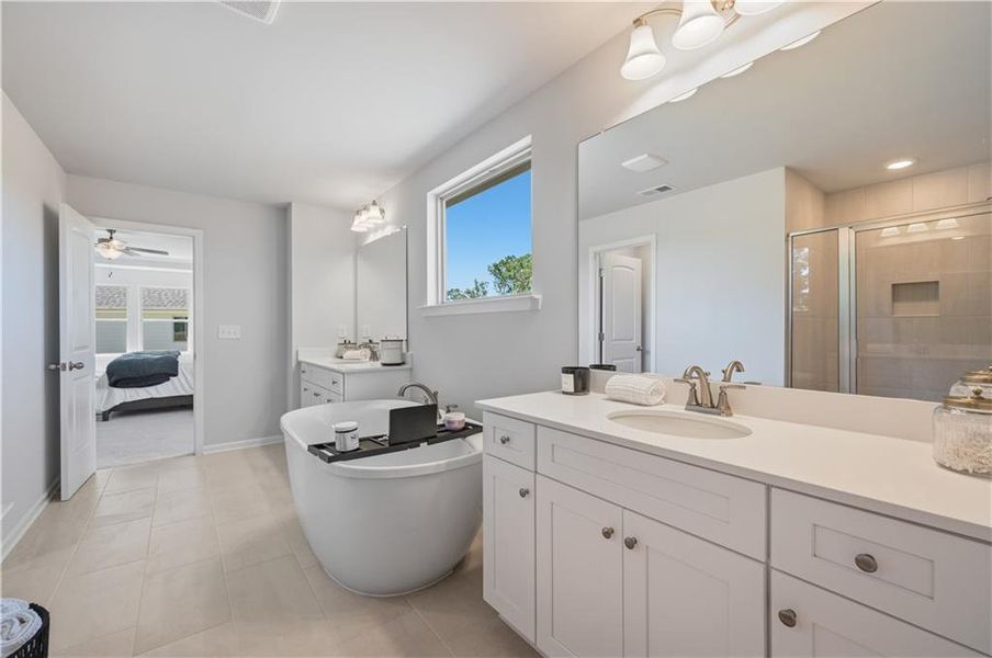 Furnished interior view inside a new home in Brighton, Locust Grove (Image 38).