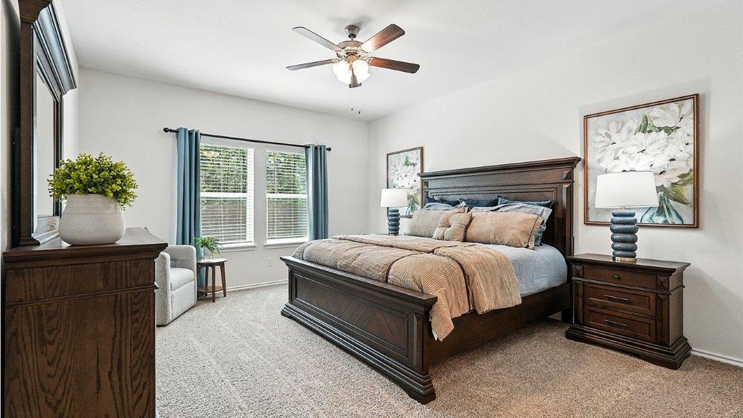 Representative furnished interior of a home built from the Naples by D.R. Horton in The Reserve at Timber Creek, Lindale (Image 22).