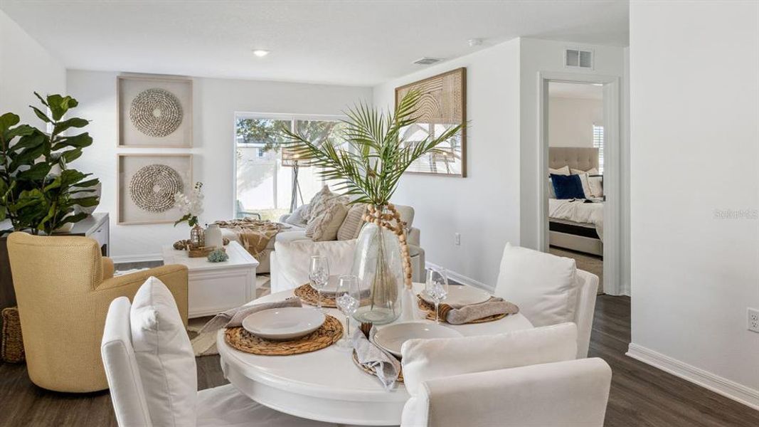Furnished interior view inside a new home in , Haines City (Image 13).
