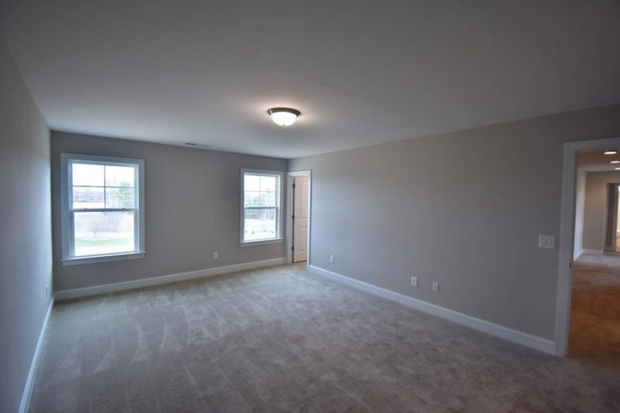 Representative unfurnished interior of a home built from the Lancaster by Keystone Homes NC in Preserve at Carriage Cove, Oak Ridge (Image 55).