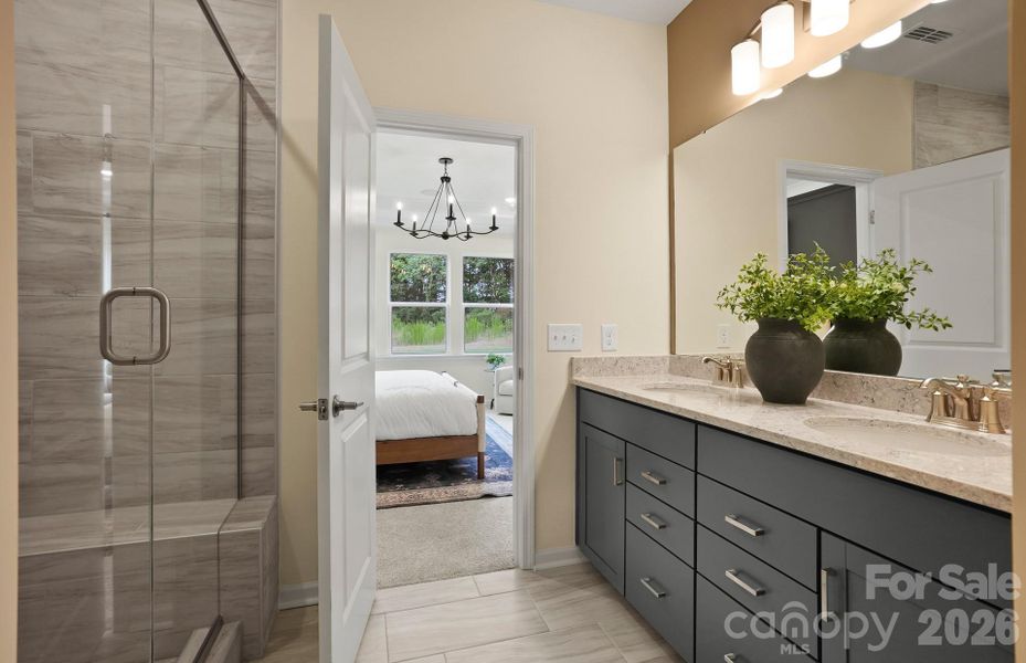 Furnished interior view inside a new home in Riverstone, Monroe (Image 16).