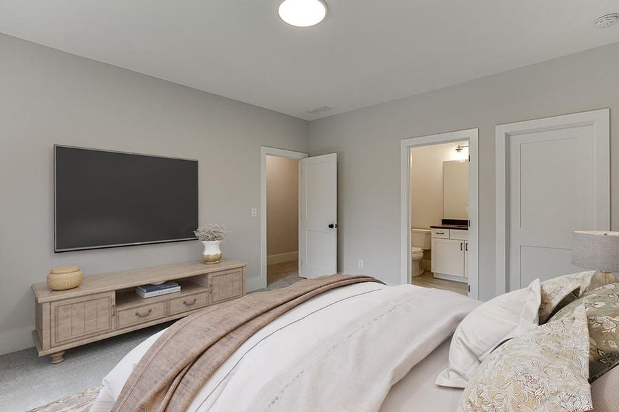 Furnished interior view inside a new home in , Cumming (Image 22).